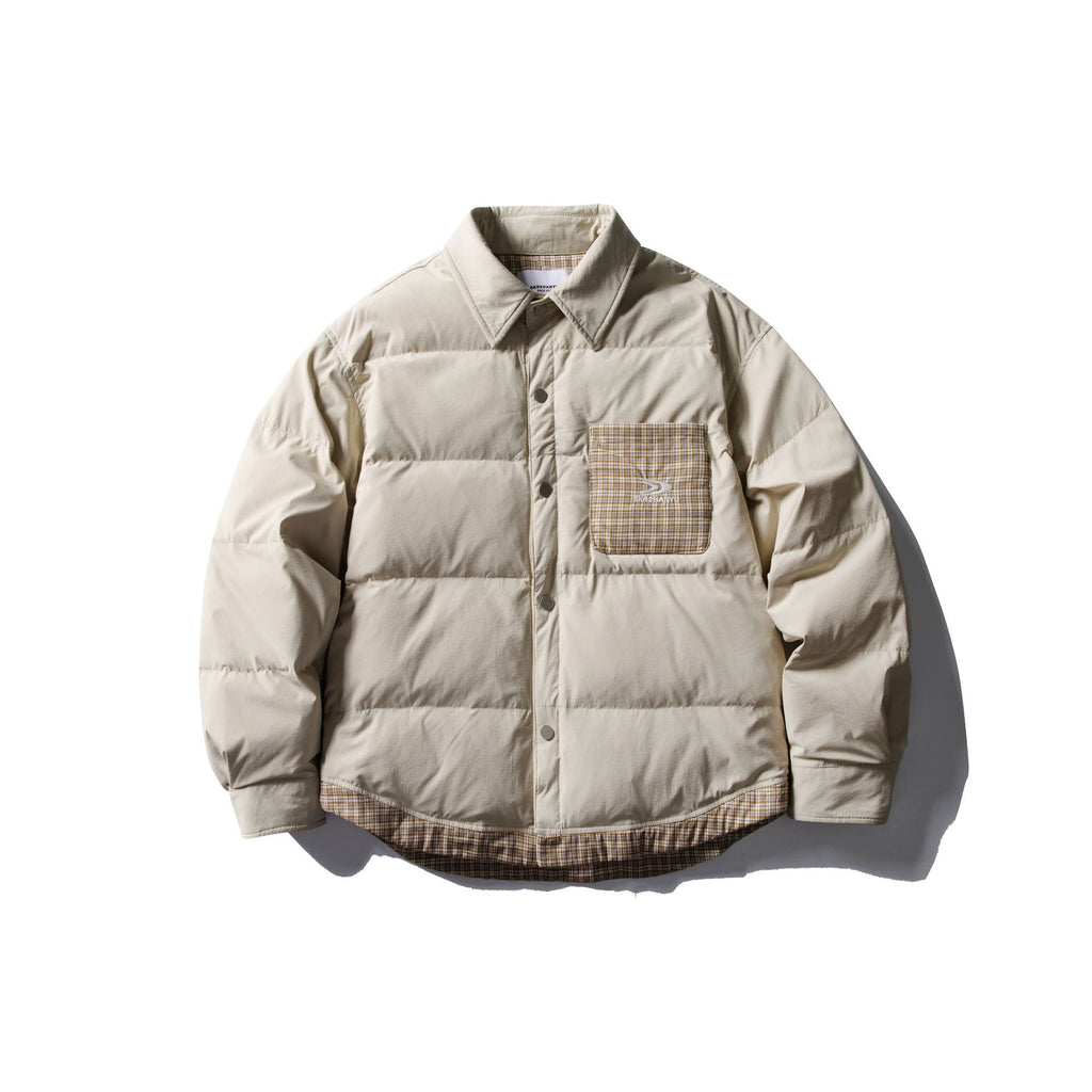 Color-blocked Down Jacket