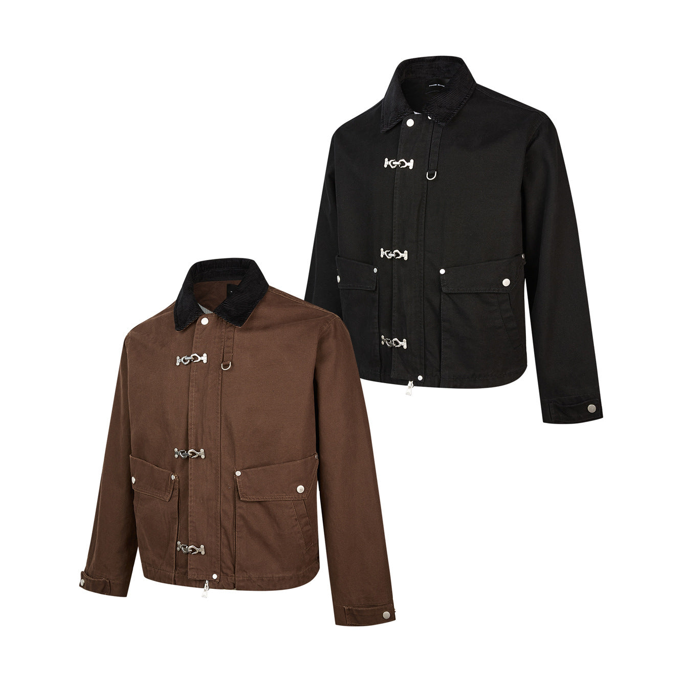 Classic Retro Deck Jacket  Wash Lobster