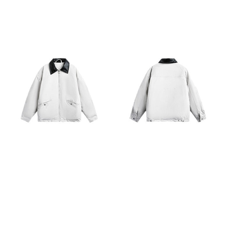 White Duck Down Zipper