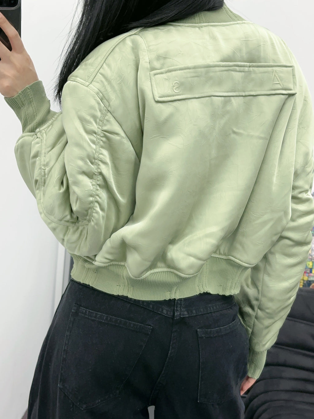 Back Letter Embroidery Jacket