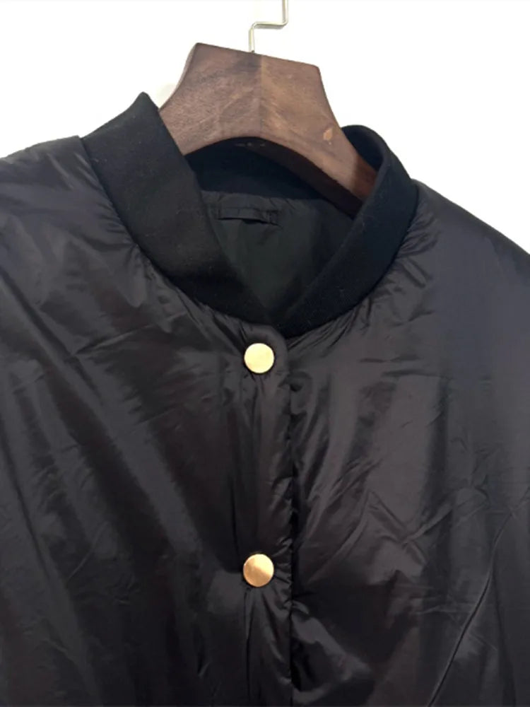 Stand Collar Short Parkas Coat