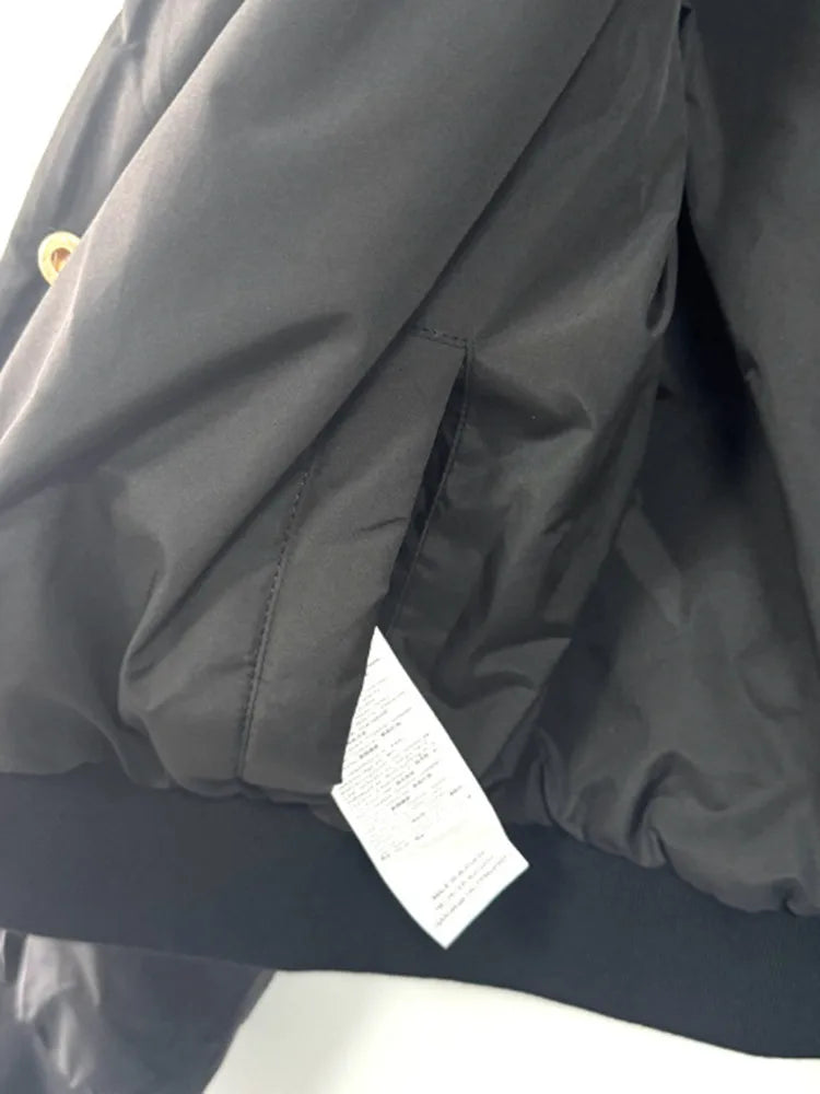 Stand Collar Short Parkas Coat