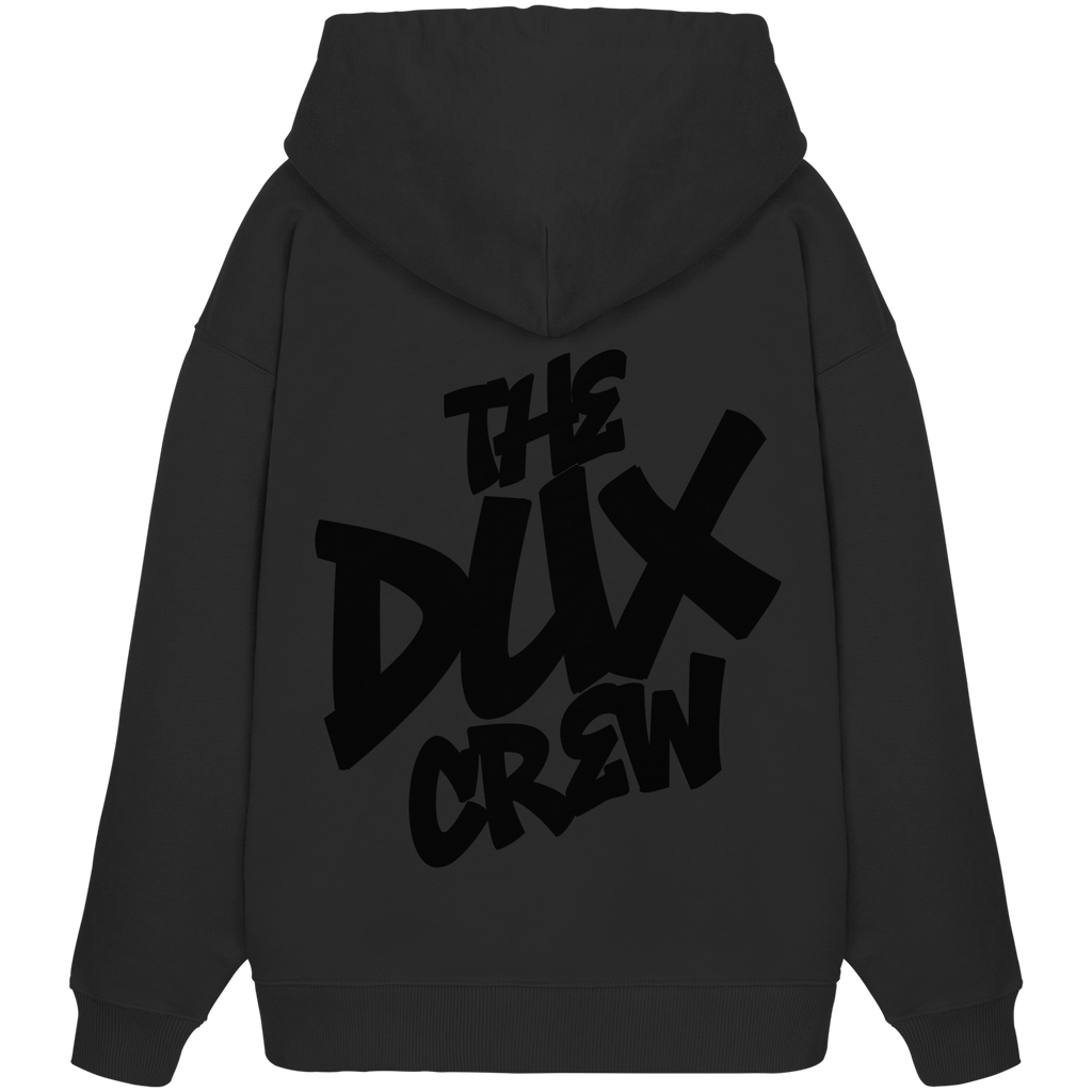 THE DUX CREW HOODIE - FOUNDERS SET PURE BLACK