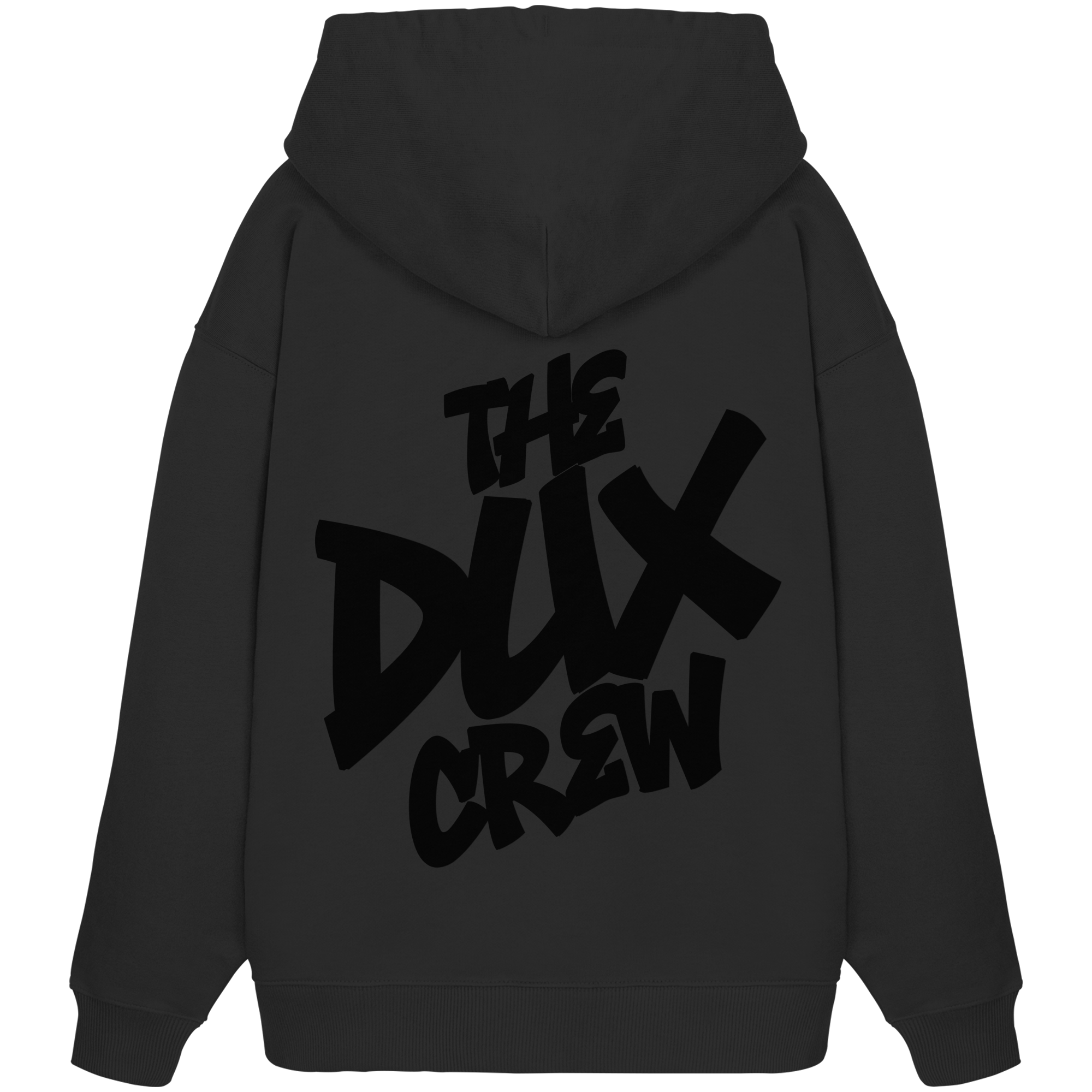 THE DUX CREW HOODIE - FOUNDERS SET PURE BLACK